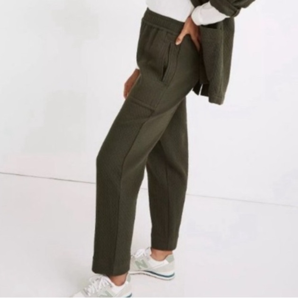 Madewell Olive Quilted Shorts